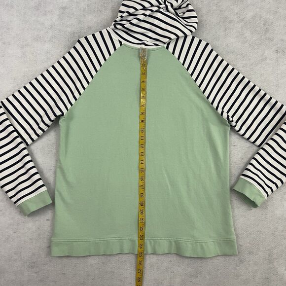 Orvis Hoodie Womens Large Mint Green Pullover Stretch Cotton Blend Soft Casual - Picture 5 of 12